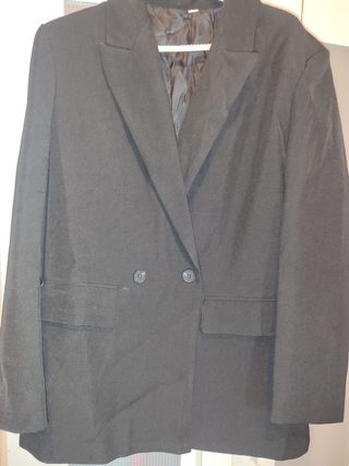 Chaqueta americana negra