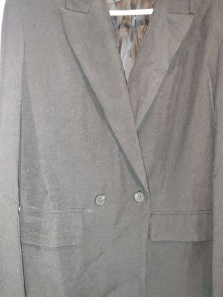 Chaqueta americana negra