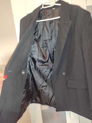 Chaqueta americana negra