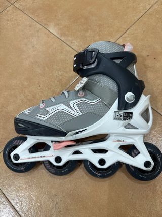 Patines Oxelo ajustables Talla 32 a la 35 y casco