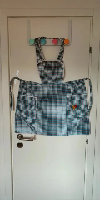 Grembiule vintage a quadri