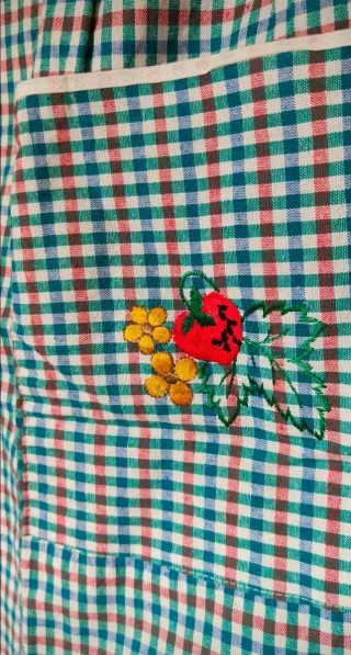 Grembiule vintage a quadri