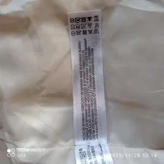 Abrigo acolchado Zara mujer beige plumas