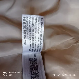 Abrigo acolchado Zara mujer beige plumas