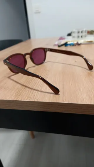 Gafas Moscot Lemtosh Marrón Rosa