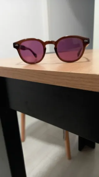 Gafas Moscot Lemtosh Marrón Rosa