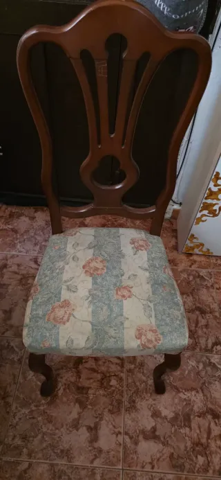 Mesa de comedor extensible de madera