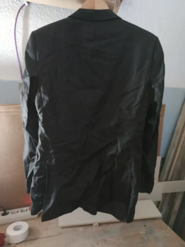 Saco de traje Zara negro hombre
