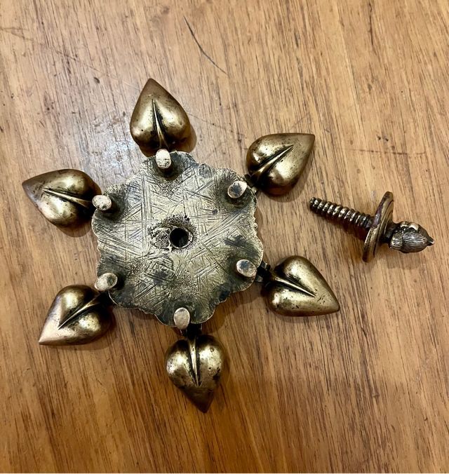 Antica scatola di trucco Bronzo / India