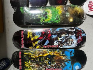 Tablas de Skate Iron Maiden, Slayer, Judas Priest