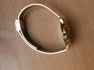 Reloj Rotary Cuarzo Baño Oro