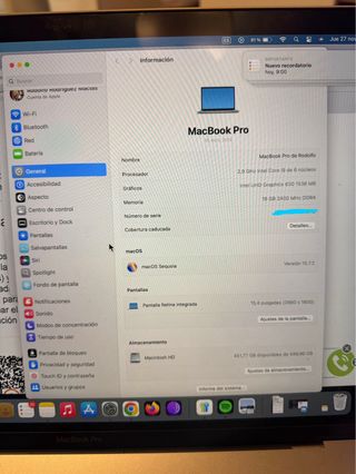MacBook Pro 15” i9