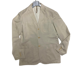 Giacca cotone lino beige Henry Cotton’s – Tg.52