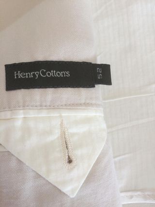 Giacca cotone lino beige Henry Cotton’s – Tg.52