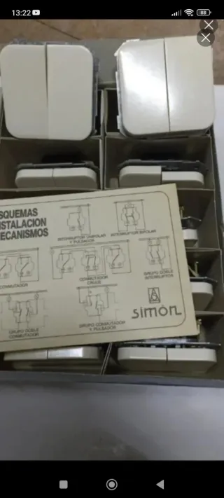 Interruptor Doble Simon 31