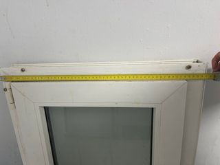 Ventana aluminio blanco con manilla
