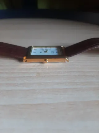 Reloj Seiko Quartz Dorado y Marrón