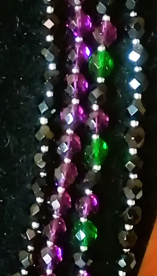 Collana cristallo GM Giuliano Fratti Milano anni60