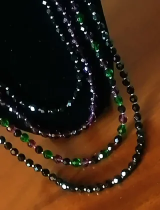 Collana cristallo GM Giuliano Fratti Milano anni60