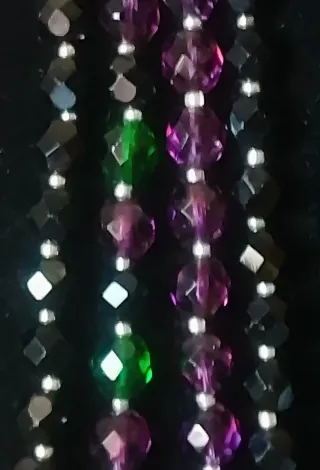 Collana cristallo GM Giuliano Fratti Milano anni60