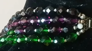 Collana cristallo GM Giuliano Fratti Milano anni60