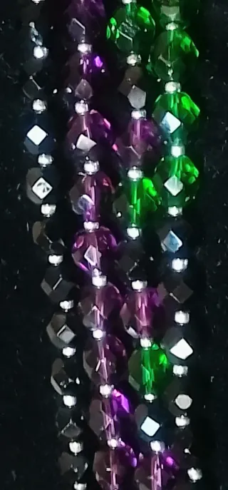 Collana cristallo GM Giuliano Fratti Milano anni60