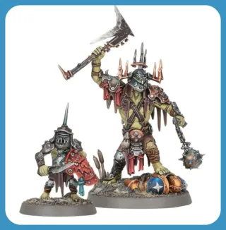 Kazike Orruk con Grot Kuchillero