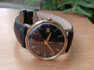 Reloj Bulova Automático Negro Dorado