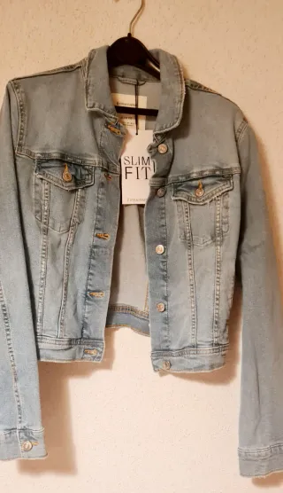 Cazadora Vaquera Stradivarius Talla M