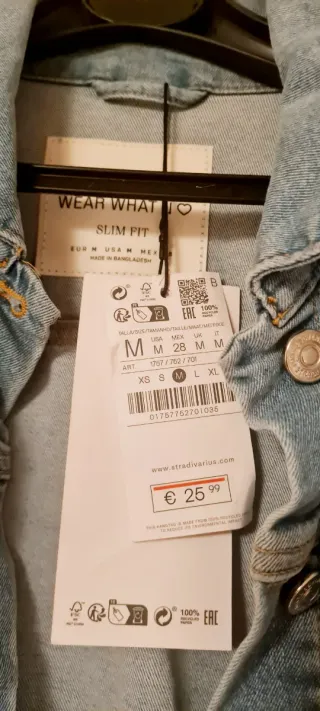 Cazadora Vaquera Stradivarius Talla M