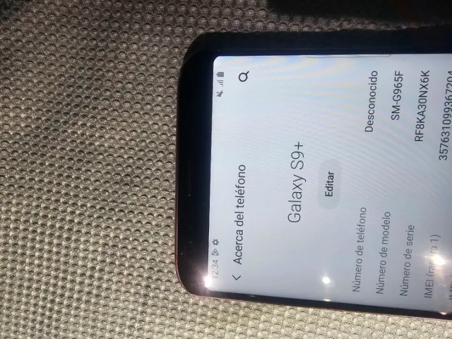 Samsung Galaxy S9+ Preto/Roxo