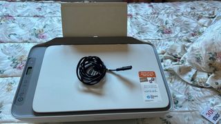 Impresora HP Blanca y Gris