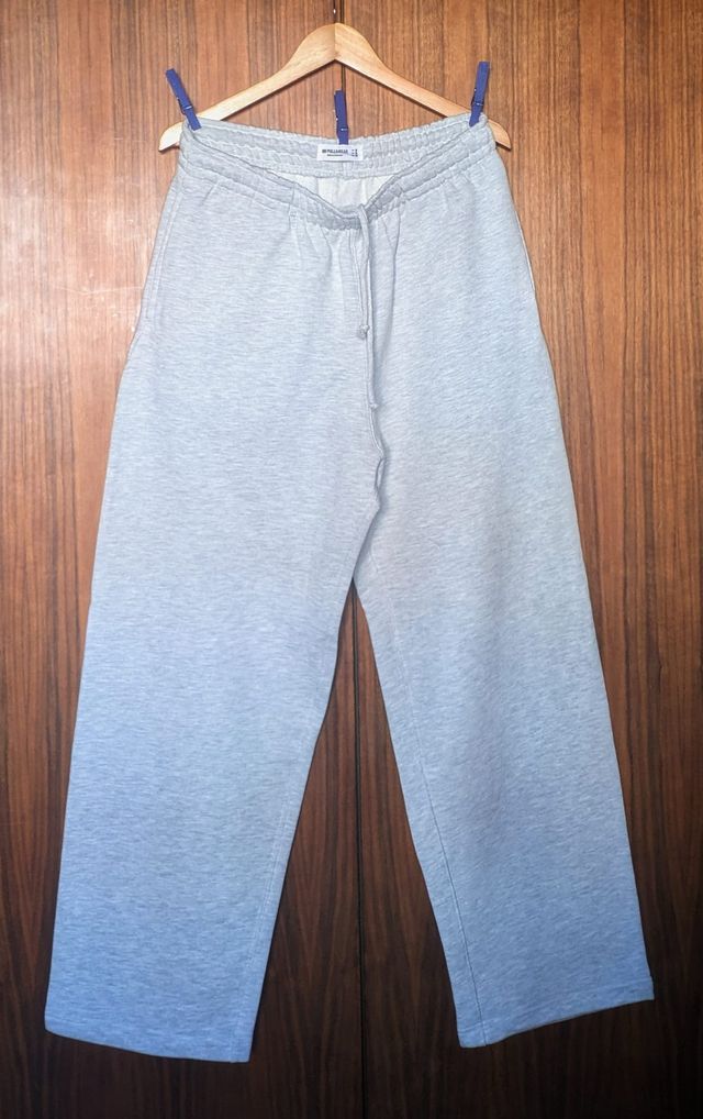Pantalón Chándal Gris Pull&Bear