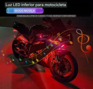 Kit 12 tiras Led 12v para iluminacion moto