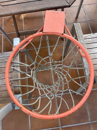 Canasta de baloncesto aro de hierro