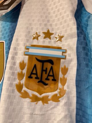 Camiseta Argentina 2026 manga larga tela jugador