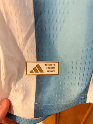 Camiseta Argentina 2026 manga larga tela jugador