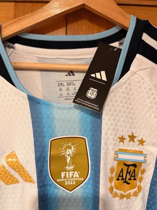 Camiseta Argentina 2026 manga larga tela jugador