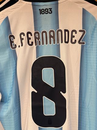 Camiseta Argentina 2026 manga larga tela jugador