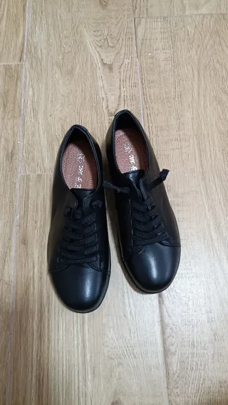 Zapatos de señora piel negros talla 36