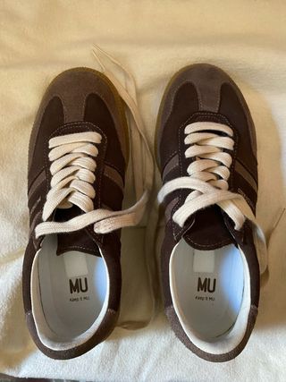 Zapatillas MU Milos Talla 36 Marrones
