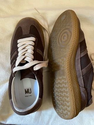 Zapatillas MU Milos Talla 36 Marrones