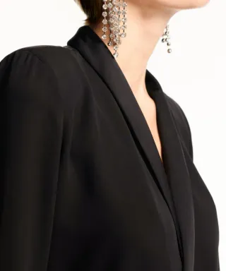 Vestido blazer cruzado Zara negro Talla XS