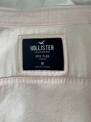 Camisa Hollister Rosa Talla M