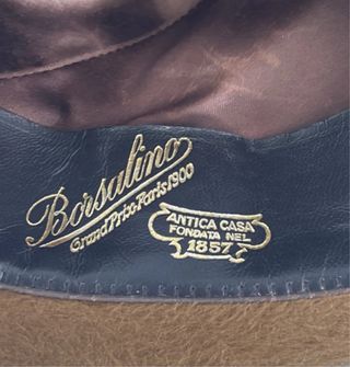 Cappello Borsalino Marrone