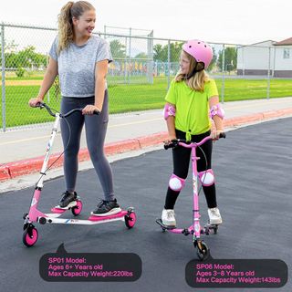 Drifting Scooter de 3 ruedas para niñas o adultas