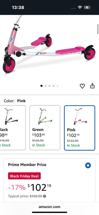 Drifting Scooter de 3 ruedas para niñas o adultas