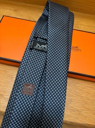 Corbata Hermes Azul