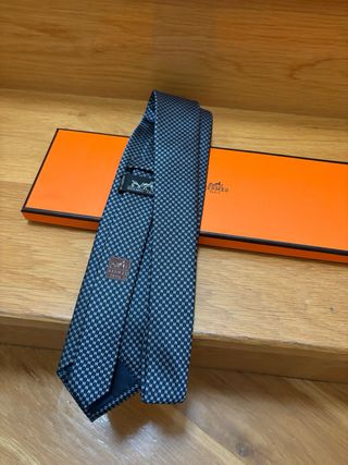 Corbata Hermes Azul