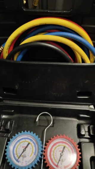 Manómetros para aire acondicionado los 3 juegos